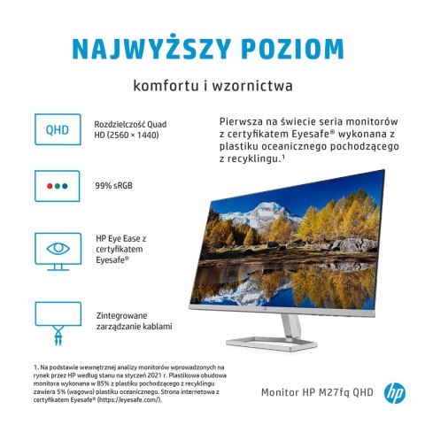 MONITOR HP LED, IPS 27" M27fq (2H4B5E9) MONITOR HP LED, IPS 27" M27fq (2H4B5E9)