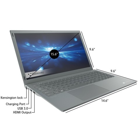Gateway GWTN156-11BK QuadCore Pentium Silver N5030 15,6"FHD IPS 4GB DDR4 SSD128 UHD605 USB-C BT Win10 (REPACK) 2Y Gray Gateway GWTN156-11BK QuadCore Pentium Silver N5030 15,6"FHD IPS 4GB DDR4 SSD128 UHD605 USB-C BT Win10 (REPACK) 2Y Gray