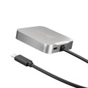 Stacja dokująca j5create 4K60 4K60 Elite USB-C PD Multi-Port Adapter 1x4K HDMI/2xUSB 3.1/1xUSB-C/1xRJ45 Gigabit; kolor srebrny J