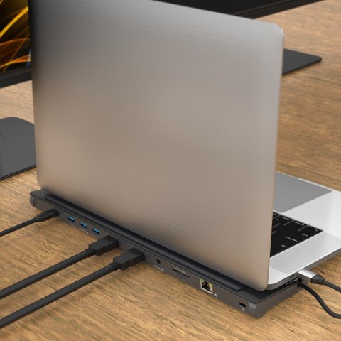 Stacja dokująca j5create USB-C Dual HDMI Docking Station 2xHDMI/3xUSB3.0/1xUSB-C/Card Reader/RJ45 Gigabit/3.5mm combo audio jack Stacja dokująca j5create USB-C Dual HDMI Docking Station 2xHDMI/3xUSB3.0/1xUSB-C/Card Reader/RJ45 Gigabit/3.5mm combo audio jack