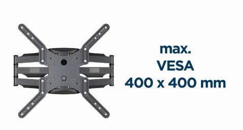 GEMIRD UCHWYT ŚCIENNY REGULOWANY LCD 32"-60" VESA MAX 400 X 400MM, DO 36KG GEMIRD UCHWYT ŚCIENNY REGULOWANY LCD 32"-60" VESA MAX 400 X 400MM, DO 36KG
