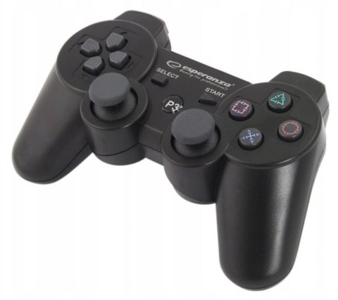 Gamepad bezprzewodowy Esperanza EGG109K (PS3; kolor czarny) Gamepad bezprzewodowy Esperanza EGG109K (PS3; kolor czarny)