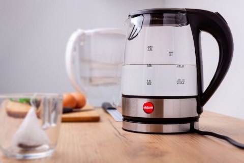 ELDOM CZAJNIK SZKLANY LITEA, 1500 W, POJ. 1,2 L, F ELDOM CZAJNIK SZKLANY LITEA, 1500 W, POJ. 1,2 L, F