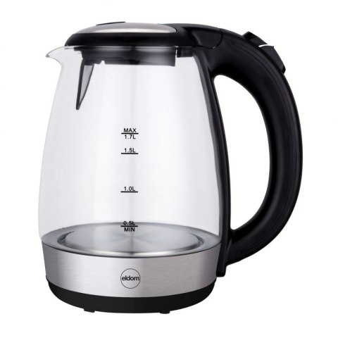 ELDOM CZAJNIK SZKLANY LIMEA, 2200 W, POJ. 1,7 L, P ELDOM CZAJNIK SZKLANY LIMEA, 2200 W, POJ. 1,7 L, P
