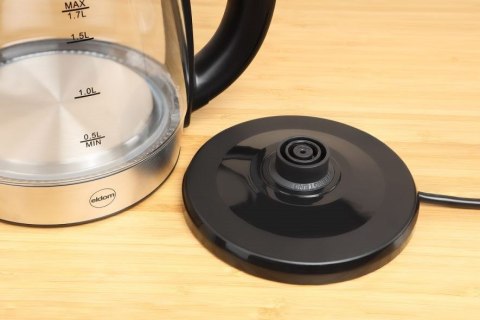 ELDOM CZAJNIK SZKLANY LIMEA, 2200 W, POJ. 1,7 L, P ELDOM CZAJNIK SZKLANY LIMEA, 2200 W, POJ. 1,7 L, P