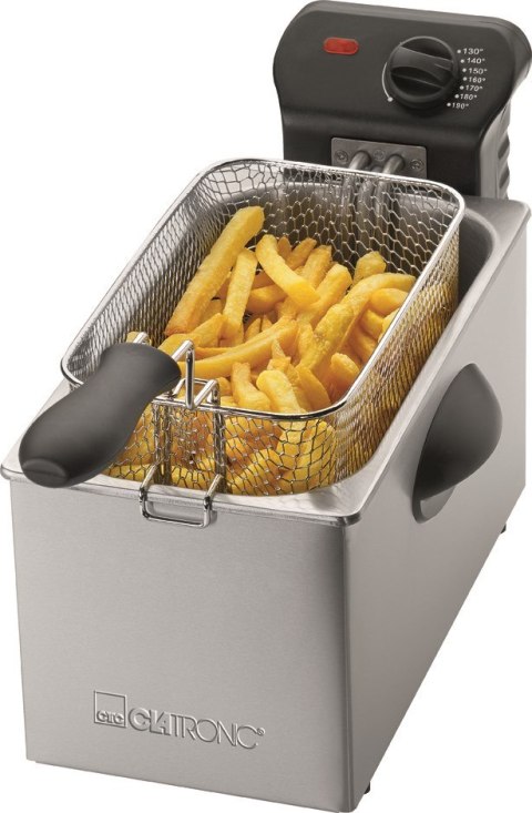 Frytownica Clatronic FR 3587 (3 l; 2000W; kolor srebrny) Frytownica Clatronic FR 3587 (3 l; 2000W; kolor srebrny)