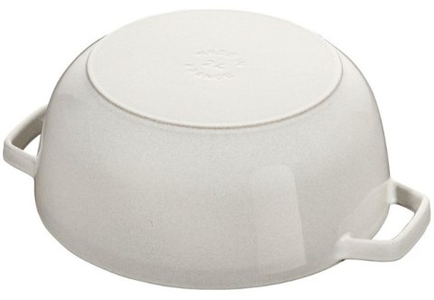 Garnek żeliwny okrągły snowflake STAUB 40506-548-0 - biały 3.6 ltr Garnek żeliwny okrągły snowflake STAUB 40506-548-0 - biały 3.6 ltr
