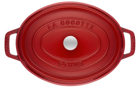 Garnek żeliwny owalny STAUB 40509-866-0 - czerwony 5.5 ltr Garnek żeliwny owalny STAUB 40509-866-0 - czerwony 5.5 ltr