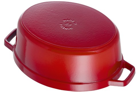 Garnek żeliwny owalny STAUB 40509-866-0 - czerwony 5.5 ltr Garnek żeliwny owalny STAUB 40509-866-0 - czerwony 5.5 ltr