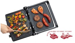 Grill elektryczny MPM MGR-12 czarny