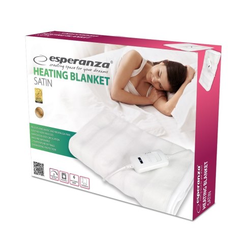 ESPERANZA KOC ELEKTRYCZNY SATIN BIAŁY EHB002 ESPERANZA KOC ELEKTRYCZNY SATIN BIAŁY EHB002