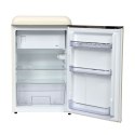 Lodówka Retro Ravanson LKK-120RC (545mm x 895mm x 585 mm; 106 l; Klasa A++; kremowy)