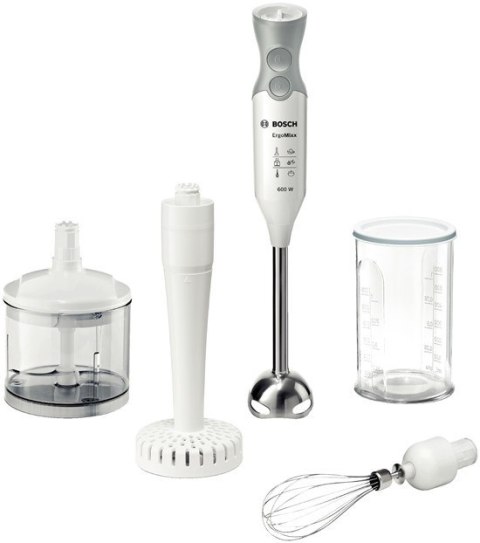 Blender ręczny BOSCH MSM 66155 (600W; kolor biały, kolor szary)