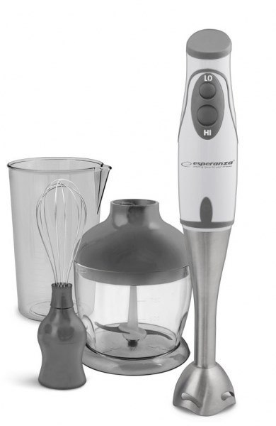 Blender ręczny Esperanza Pesto EKM003E (450W; kolor szary) Blender ręczny Esperanza Pesto EKM003E (450W; kolor szary)