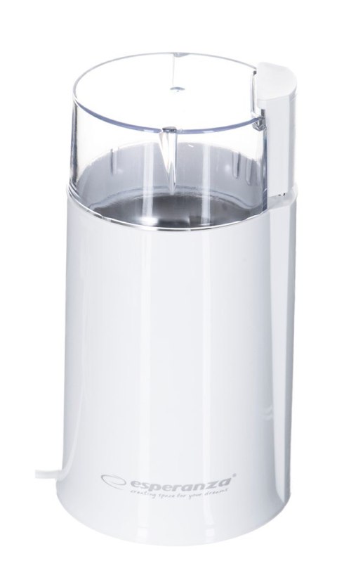 Młynek do kawy Esperanza Espresso EKC001W (160W; udarowy; kolor biały) Młynek do kawy Esperanza Espresso EKC001W (160W; udarowy; kolor biały)
