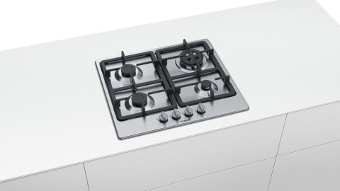 Płyta gazowa BOSCH PGH6B5B90 (4 pola grzejne; kolor stalowy) Płyta gazowa BOSCH PGH6B5B90 (4 pola grzejne; kolor stalowy)