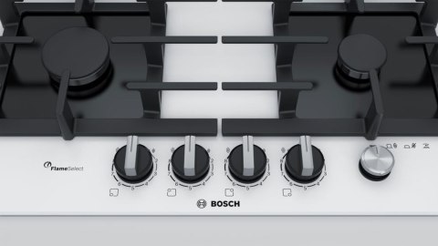 Płyta gazowa BOSCH PPP6A2M90 (4 pola grzejne; kolor biały) Płyta gazowa BOSCH PPP6A2M90 (4 pola grzejne; kolor biały)