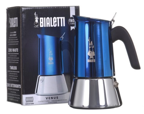 Bialetti Kawiarka New Venus 6tz - Niebieska Bialetti Kawiarka New Venus 6tz - Niebieska