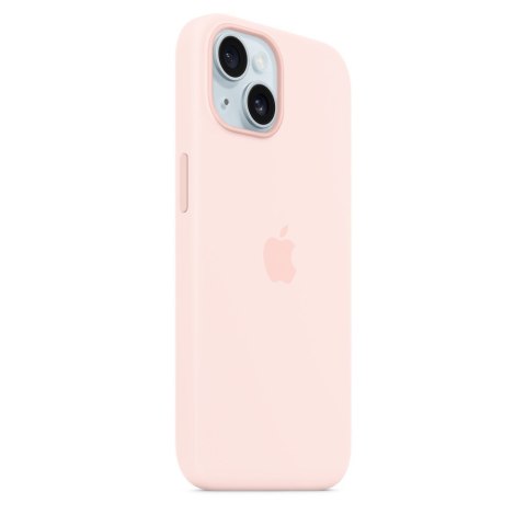 Apple iPhone 15 Silicone Case with MagSafe - Light Pink Apple iPhone 15 Silicone Case with MagSafe - Light Pink