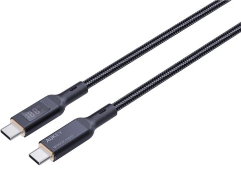 AUKEY CB-MCC102 KABEL USB-C QC PD 1.8M 5A 100W LED AUKEY CB-MCC102 KABEL USB-C QC PD 1.8M 5A 100W LED