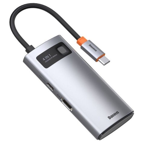 BASEUS HUB 4W1 METAL GLEAM 4W1 USB-C HUB BASEUS HUB 4W1 METAL GLEAM 4W1 USB-C HUB