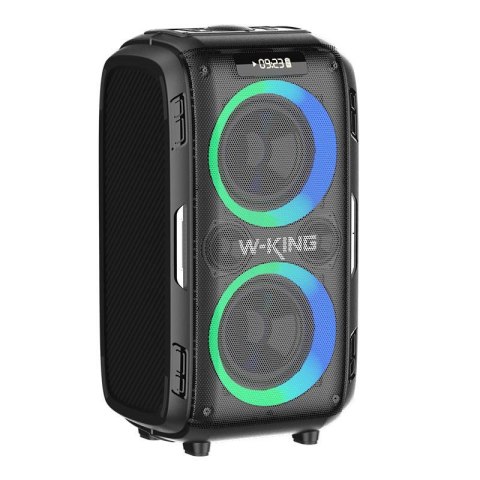 Głośnik bezprzewodowy Bluetooth W-KING T9 Pro 120W czarny Głośnik bezprzewodowy Bluetooth W-KING T9 Pro 120W czarny