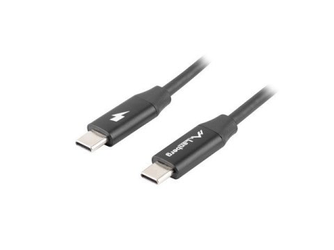 LANBERG KABEL USB-C M/M 2.0 0.5M QC 4.0 POWER DELIVERY PREMIUM CA-CMCM-40CU-0005-BK LANBERG KABEL USB-C M/M 2.0 0.5M QC 4.0 POWER DELIVERY PREMIUM CA-CMCM-40CU-0005-BK