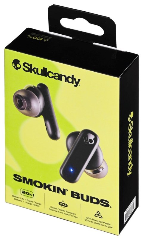 Słuchawki Skullcandy Smokin Buds True WirelessIn-ea rTrue Black Słuchawki Skullcandy Smokin Buds True WirelessIn-ea rTrue Black