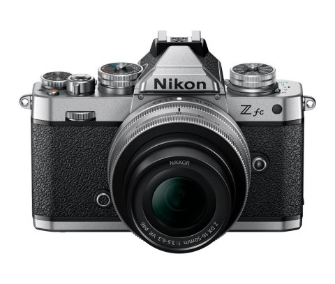 Aparat Nikon Z fc zestaw 16-50 (srebrny) + 50-250 Aparat Nikon Z fc zestaw 16-50 (srebrny) + 50-250