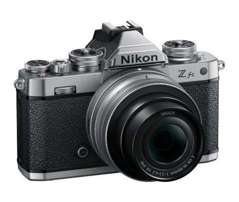 Aparat Nikon Z fc zestaw 16-50 (srebrny) + 50-250 Aparat Nikon Z fc zestaw 16-50 (srebrny) + 50-250
