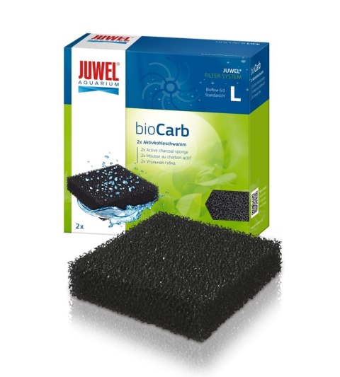 JUWEL bioCarb L (6.0/Standard) - gąbka węglowa do filtra akwariowego - 2 szt. JUWEL bioCarb L (6.0/Standard) - gąbka węglowa do filtra akwariowego - 2 szt.