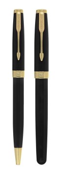 Parker-zestaw pióro Duo+długopis Sonnet czarny GT