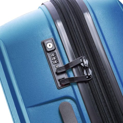 Delsey Walizka BELMONT PLUS 71cm 4 DOUBLE WHEELS EXPANDABLE TROLLEY CASE NIEBIESKI CYJAN Delsey Walizka BELMONT PLUS 71cm 4 DOUBLE WHEELS EXPANDABLE TROLLEY CASE NIEBIESKI CYJAN