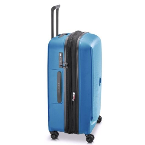 Delsey Walizka BELMONT PLUS 71cm 4 DOUBLE WHEELS EXPANDABLE TROLLEY CASE NIEBIESKI CYJAN Delsey Walizka BELMONT PLUS 71cm 4 DOUBLE WHEELS EXPANDABLE TROLLEY CASE NIEBIESKI CYJAN
