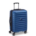 Delsey Walizka SHADOW 5.0 66cm 4 DOUBLE WHEELS EXPANDABLE TROLLEY CASE NIEBIESKI