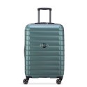 Delsey Walizka SHADOW 5.0 66cm 4 DOUBLE WHEELS EXPANDABLE TROLLEY CASE ZIELONY