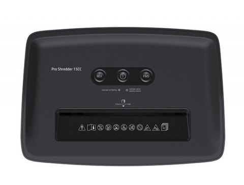 HP Niszczarka PRO SHREDDER 15CC, 20L ciemnoszara HP Niszczarka PRO SHREDDER 15CC, 20L ciemnoszara