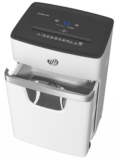 HP Niszczarka ONESHRED 15CC, 20L jasnoszara HP Niszczarka ONESHRED 15CC, 20L jasnoszara