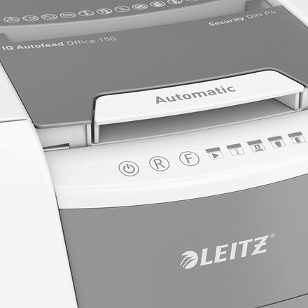 Leitz Niszczarka IQ AutoFeed 150, P4, 150 kartek, 44 l kosz Leitz Niszczarka IQ AutoFeed 150, P4, 150 kartek, 44 l kosz