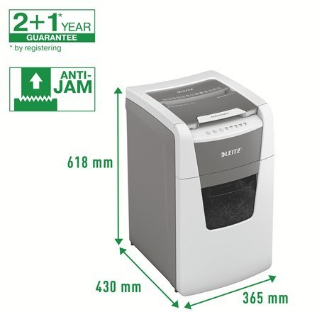 Leitz Niszczarka IQ AutoFeed 150, P4, 150 kartek, 44 l kosz Leitz Niszczarka IQ AutoFeed 150, P4, 150 kartek, 44 l kosz