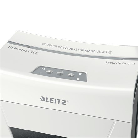 Leitz Niszczarka IQ Protect Premium 10X, P4, 10 kartek 18 l kosz Leitz Niszczarka IQ Protect Premium 10X, P4, 10 kartek 18 l kosz