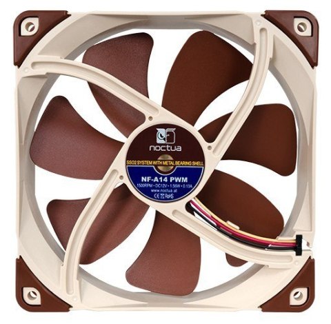 Wentylator NOCTUA 140mm NF-A14 PWM SSO2, AAO Frame Wentylator NOCTUA 140mm NF-A14 PWM SSO2, AAO Frame