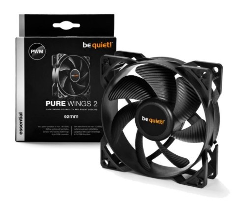 Wentylator do komputera BE QUIET! PURE WINGS 2 PWM BL038 (92 mm; 1900 obr/min) Wentylator do komputera BE QUIET! PURE WINGS 2 PWM BL038 (92 mm; 1900 obr/min)