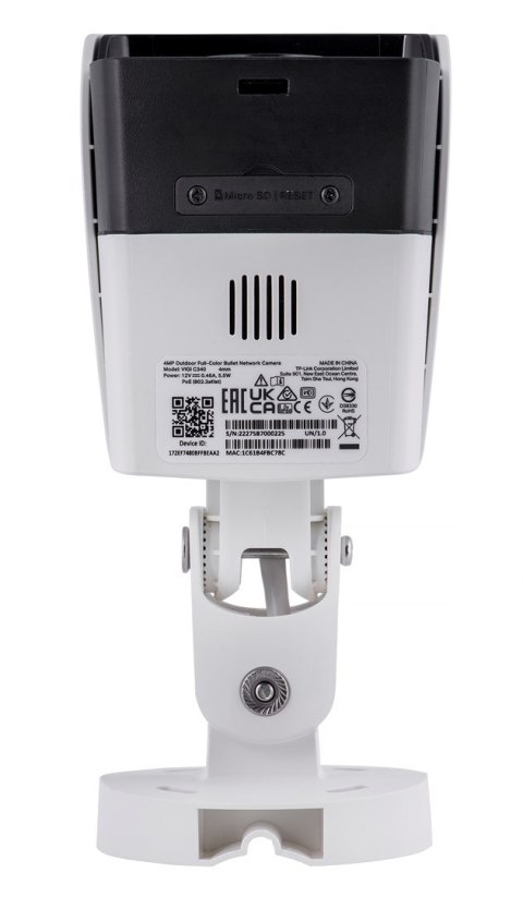 Kamera TP-LINK VIGI C340(6mm), Zewnętrzna, w pełni kolorowa kamera sieciowa VIGI typu Bullet, 4MP, Niezawodna klasa szczelności Kamera TP-LINK VIGI C340(6mm), Zewnętrzna, w pełni kolorowa kamera sieciowa VIGI typu Bullet, 4MP, Niezawodna klasa szczelności
