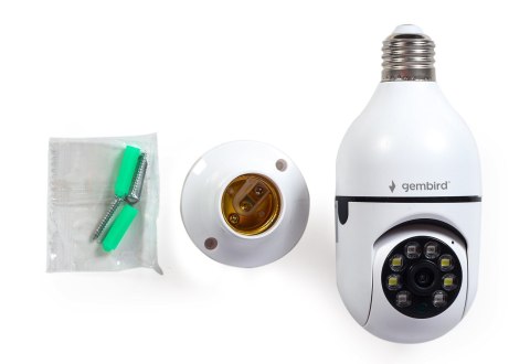 GEMBIRD INTELIGENTNA OBROTOWA KAMERA WI-FI E27, 3.6MM, 1920X1080 GEMBIRD INTELIGENTNA OBROTOWA KAMERA WI-FI E27, 3.6MM, 1920X1080