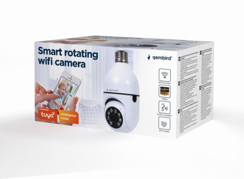 GEMBIRD INTELIGENTNA OBROTOWA KAMERA WI-FI E27, 3.6MM, 1920X1080 GEMBIRD INTELIGENTNA OBROTOWA KAMERA WI-FI E27, 3.6MM, 1920X1080