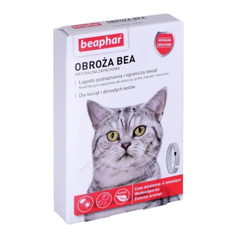 Beaphar obroża na kleszcze dla kota Odblaskowa dł. 35cm Beaphar obroża na kleszcze dla kota Odblaskowa dł. 35cm