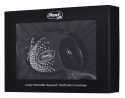 FLEXI Glam Splash Crystal z kryształkami Swarovskiego rozm. S - smycz automatyczna - 3 m - czarna