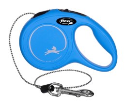 Flexi smycz automatyczna New Classic XS linka 3 m - dla psa do 8 kg, kolor niebieski