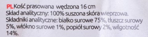 MACED Kość wędzona prasowana 16 cm - 1 szt. MACED Kość wędzona prasowana 16 cm - 1 szt.